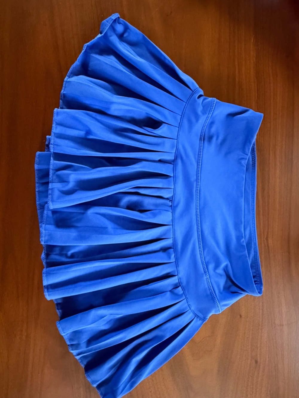 XS Gold Hinge Athletic Mini Skirt in Electric Blue - hardly worn!
